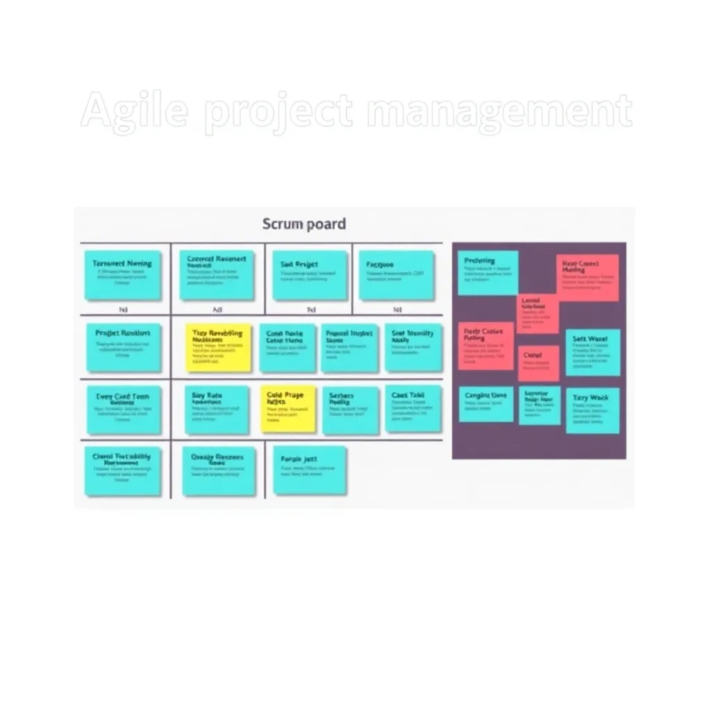 Agile projectmanagement cursus thumbnail met scrum bord