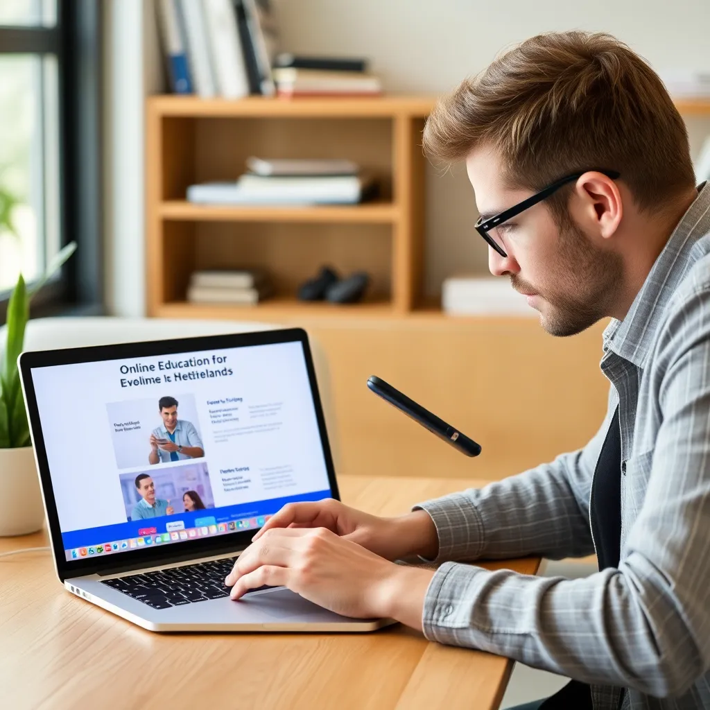 Marketeer die werkt aan een digitale marketingcampagne op laptop en smartphone